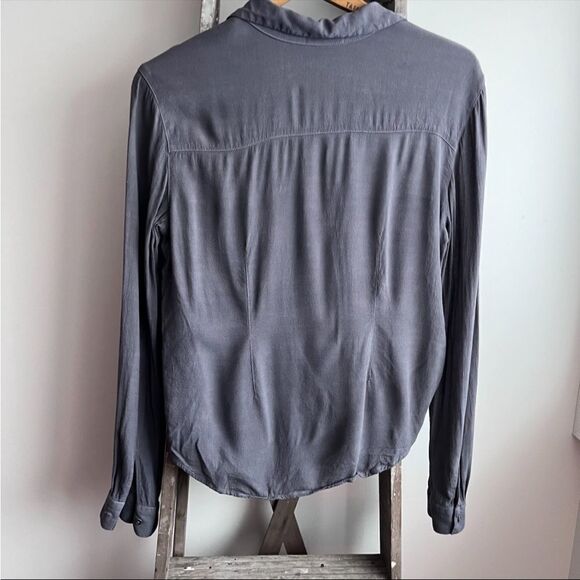 James Perse Gray Button Top - Picture 4 of 6